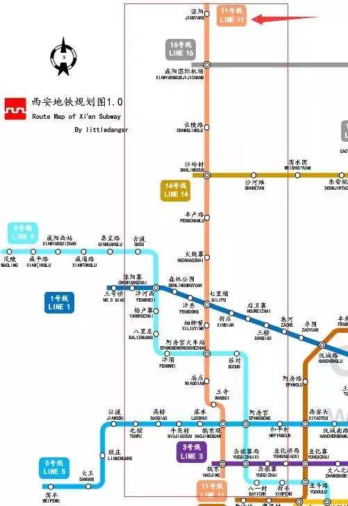 西安地铁11号线最新线路图，城市发展的脉搏与未来蓝图