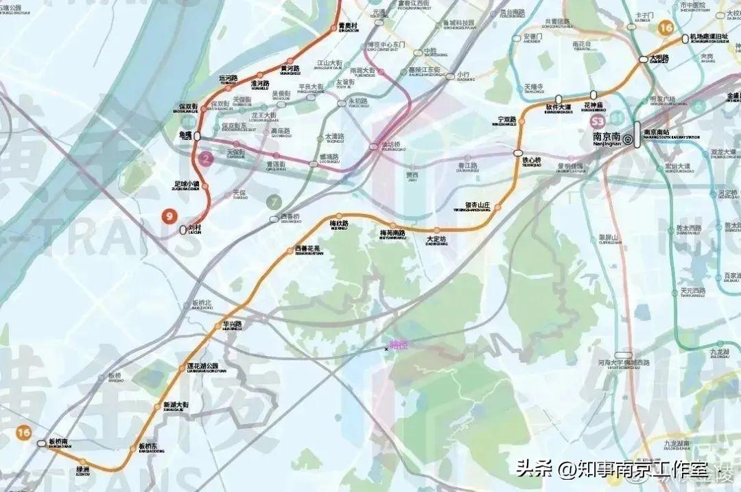 南京地铁线路图最新概览